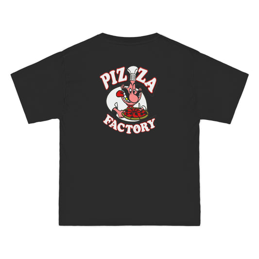 PIZZA FACTORY Harderground - Front & back logos - Beefy-T®  Short-Sleeve T-Shirt