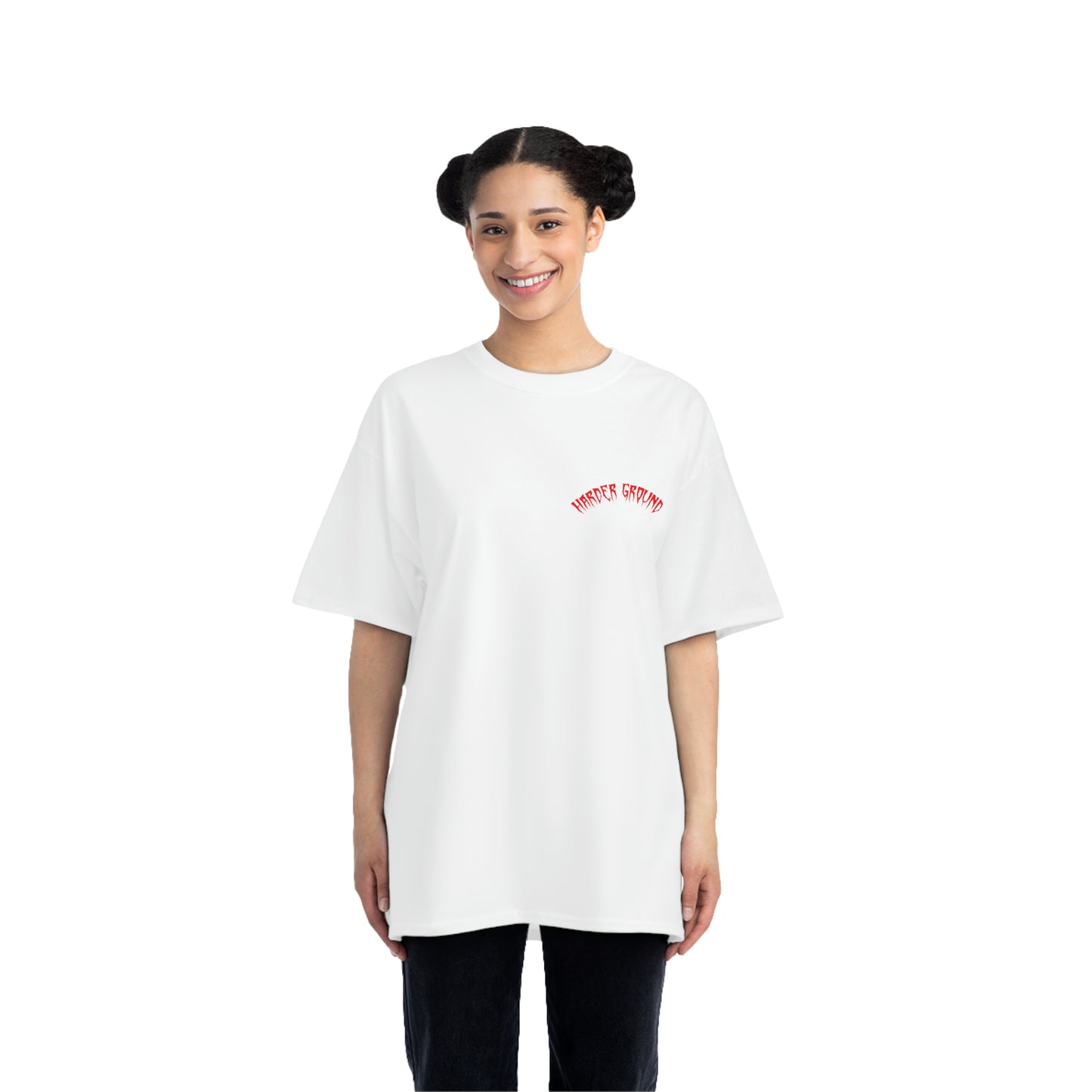 ITALY Harderground - Front & back logos - Beefy-T®  Short-Sleeve T-Shirt
