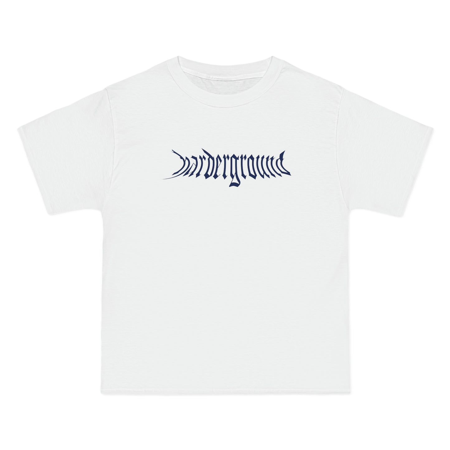 FLOWER Harderground - Front & back logos - Beefy-T®  Short-Sleeve T-Shirt